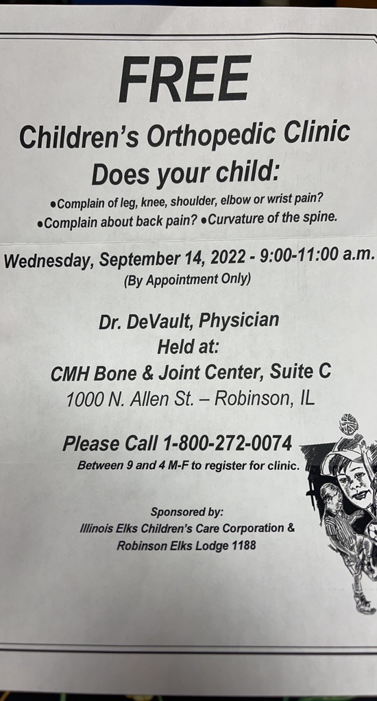 Children's Orthopedic Clinic Flyer