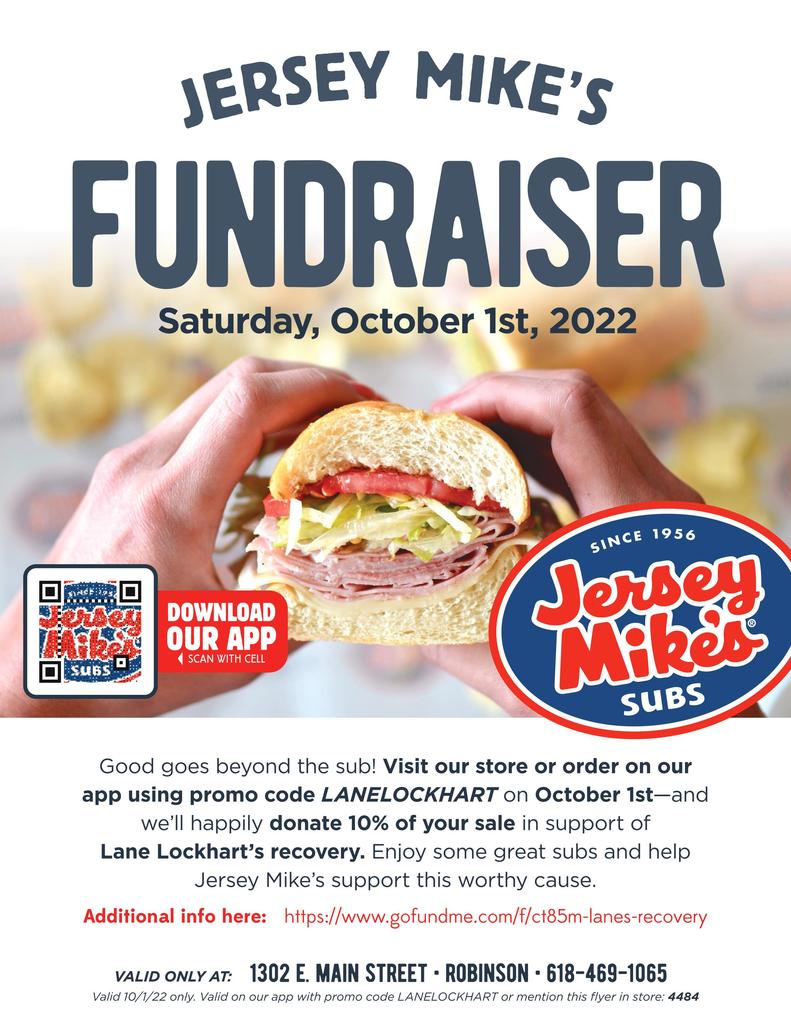 jersey mikes fundraiser